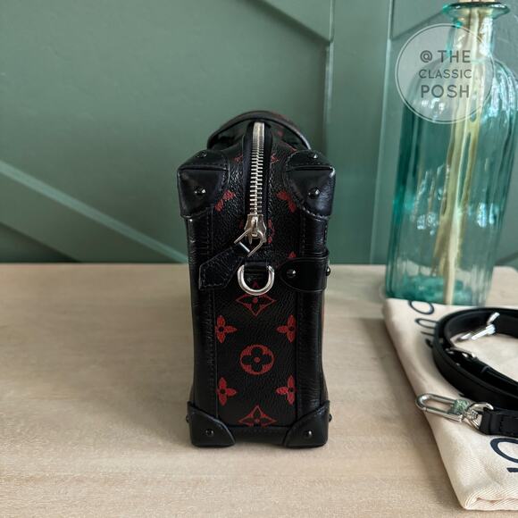 EUC Louis Vuitton Infrarouge Soft Trunk Clutch Bag GM Crossbody Shoulder - Picture 2 of 14